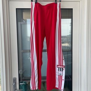Adidas snap track pants
